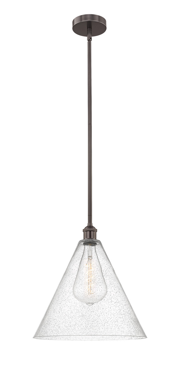 INNOVATIONS 616-1S-OB-GBC-164 Edison Cone 1 Light 16 inch Pendant Oil Rubbed Bronze