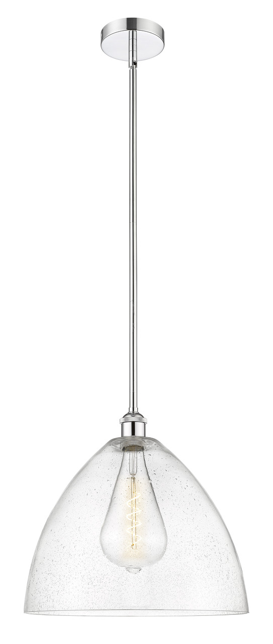 INNOVATIONS 616-1S-PC-GBD-164 Edison Dome 1 Light 16 inch Pendant Polished Chrome