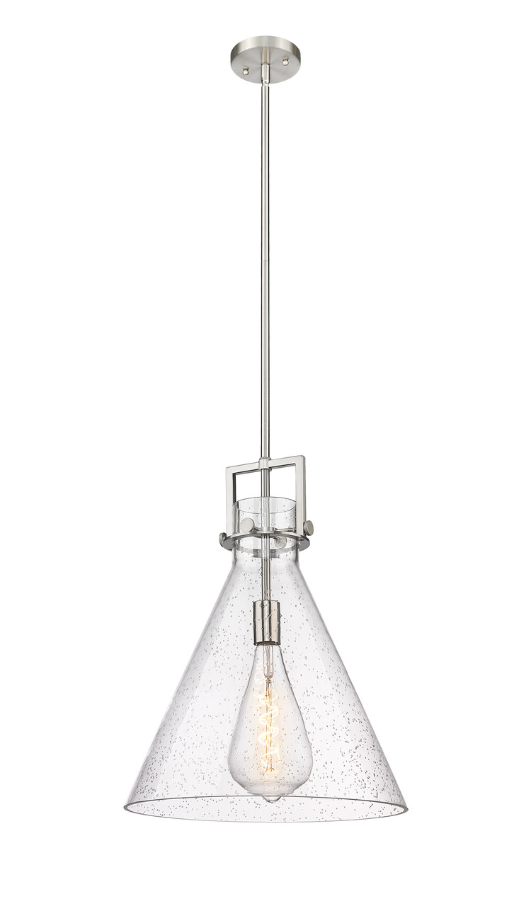 INNOVATIONS 411-1SL-SN-G411-16SDY Newton Cone 1 16 inch Pendant Brushed Satin Nickel