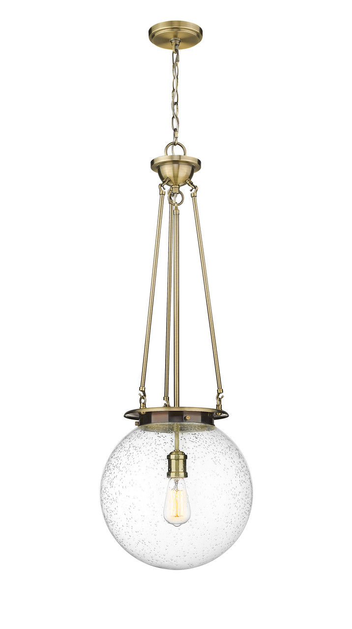 INNOVATIONS 221-1P-AB-G204-14 Beacon 1 14 inch Pendant Antique Brass
