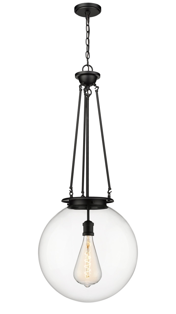 INNOVATIONS 221-1P-BK-G202-18 Beacon 1 18 inch Pendant Matte Black