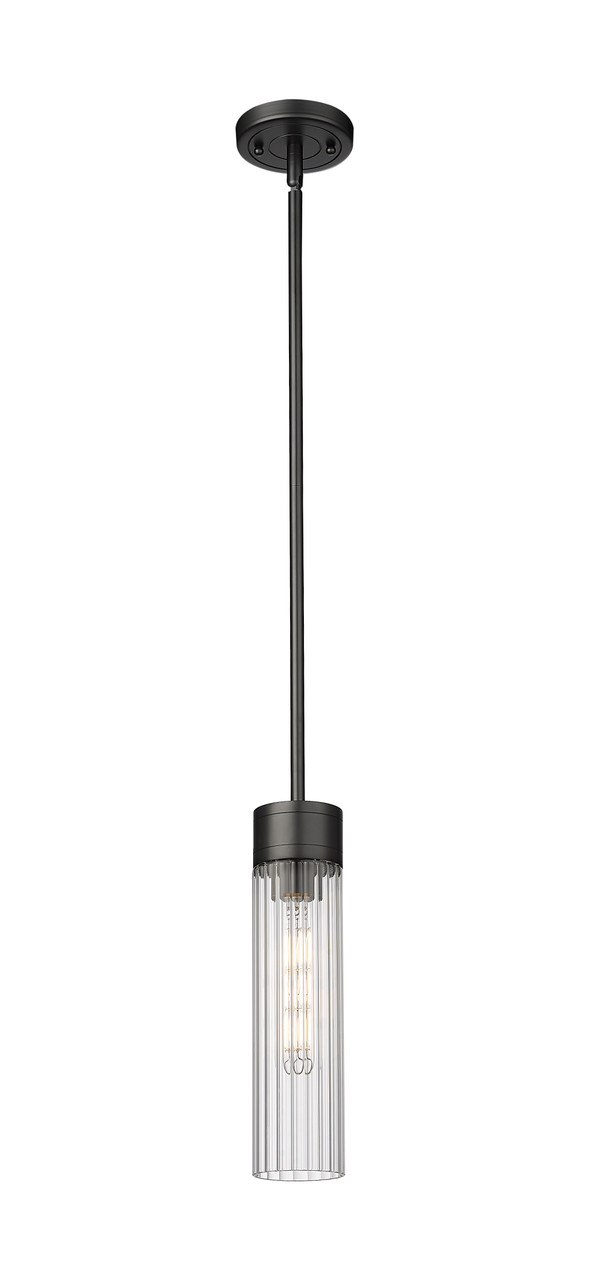 INNOVATIONS 429-1S-BK-G429-11CL Empire 1 3.125 inch Pendant Matte Black