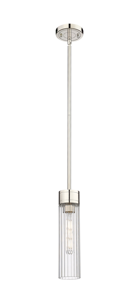 INNOVATIONS 429-1S-PN-G429-11CL Empire 1 3.125 inch Pendant Polished Nickel