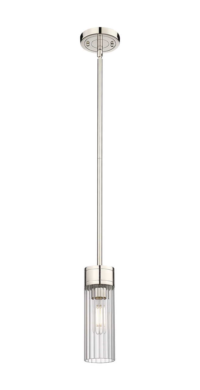 INNOVATIONS 429-1S-PN-G429-8CL Empire 1 3.125 inch Pendant Polished Nickel