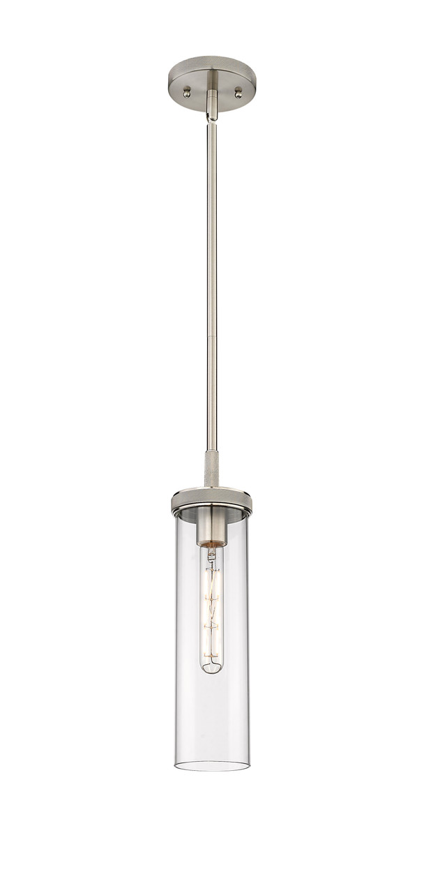 INNOVATIONS 471-1S-SN-G471P-12CL Lincoln 1 3.875 inch Pendant Satin Nickel