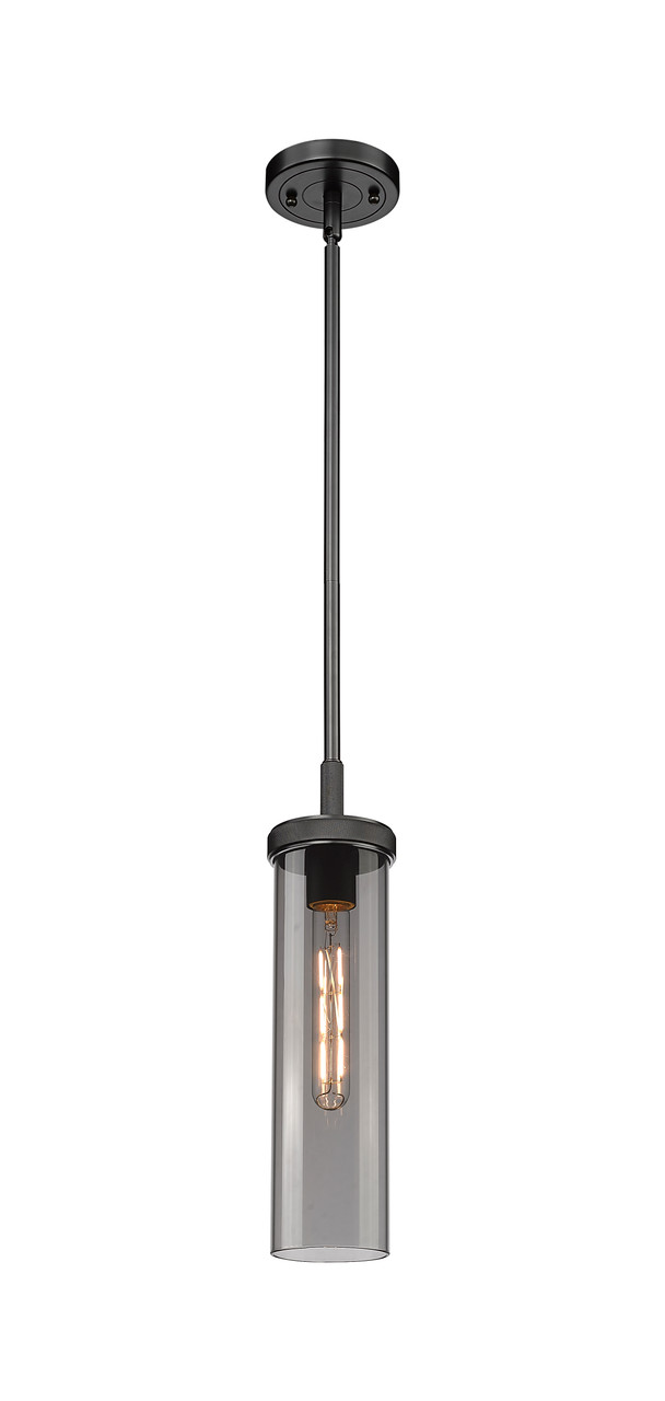INNOVATIONS 471-1S-BK-G471P-12SM Lincoln 1 3.875 inch Pendant Matte Black
