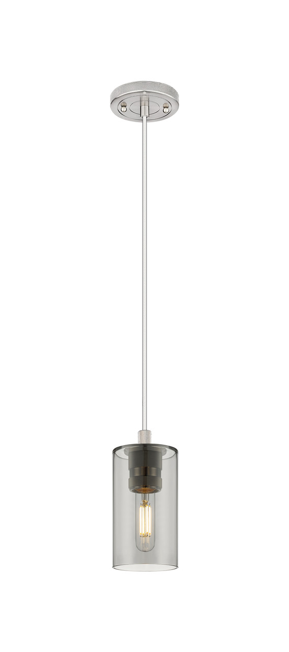 INNOVATIONS 434-1P-SN-G434-7SM Crown Point 1 4.5 inch Pendant Satin Nickel