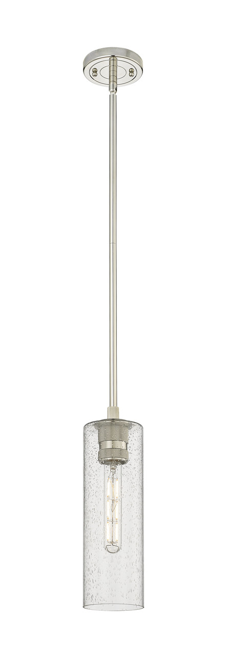 INNOVATIONS 434-1S-PN-G434-12SDY Crown Point 1 4.5 inch Pendant Polished Nickel