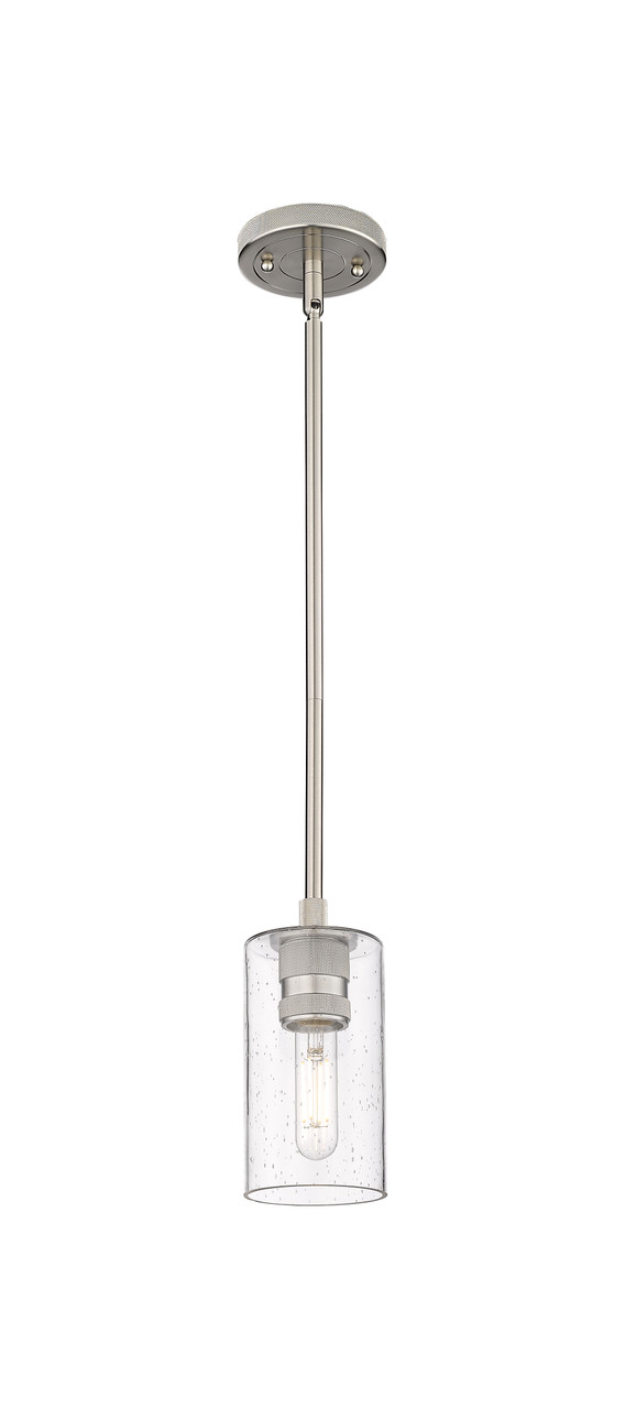 INNOVATIONS 434-1S-SN-G434-7SDY Crown Point 1 4.5 inch Pendant Satin Nickel