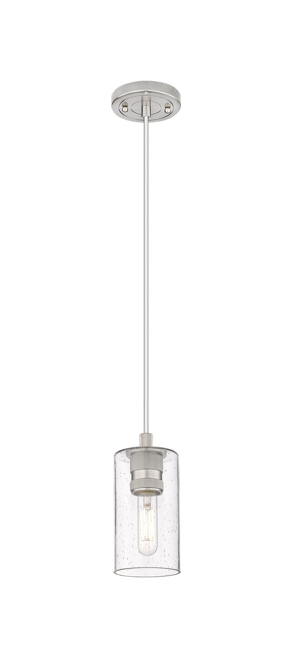 INNOVATIONS 434-1P-SN-G434-7SDY Crown Point 1 4.5 inch Pendant Satin Nickel