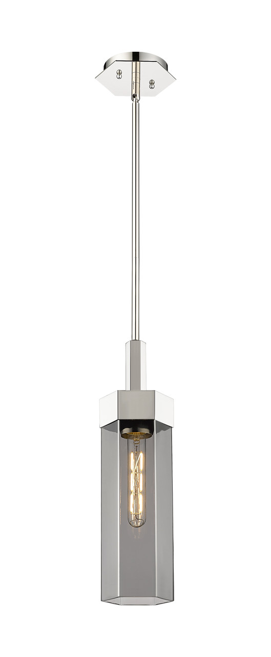 INNOVATIONS 427-1S-PN-G427-14SM Claverack 1 5.875 inch Pendant Polished Nickel