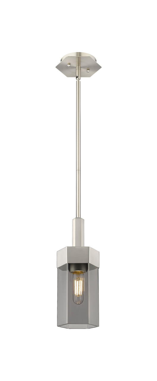 INNOVATIONS 427-1S-SN-G427-9SM Claverack 1 5.875 inch Pendant Satin Nickel