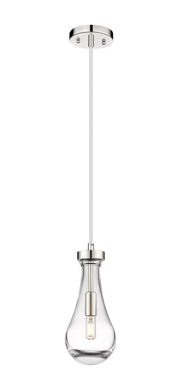 INNOVATIONS 451-1P-PN-G451-5CL Owego 1 5 inch Pendant Polished Nickel