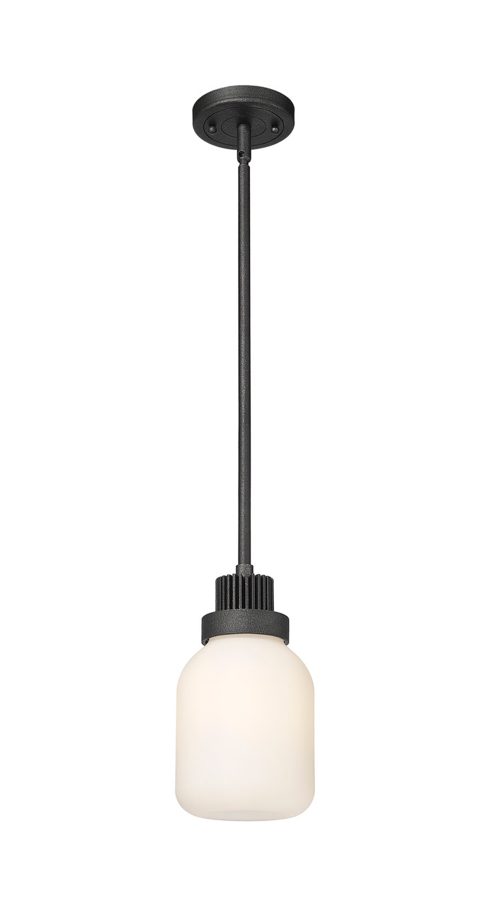 INNOVATIONS 472-1S-WZ-G472-6WH Somers 1 5.5 inch Pendant Weathered Zinc