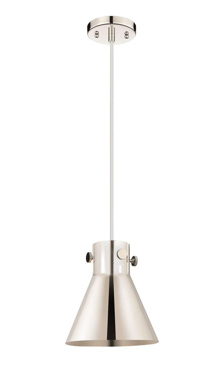 INNOVATIONS 410-1PS-PN-M411-8PN Newton Cone 1 8 inch Pendant Polished Nickel