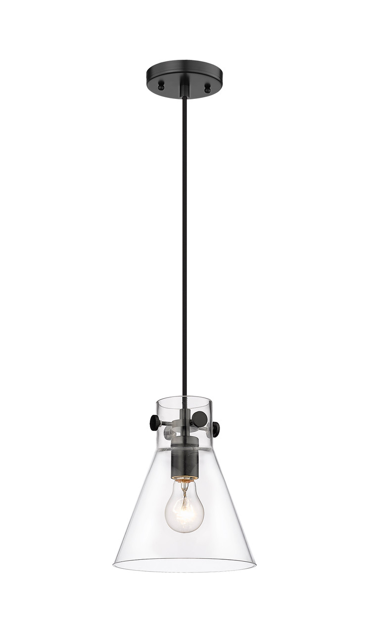 INNOVATIONS 410-1PS-BK-G411-8CL Newton Cone 1 8 inch Pendant Matte Black