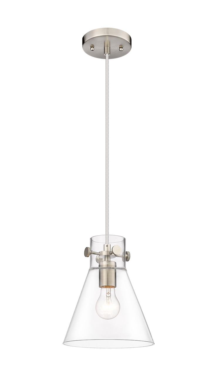 INNOVATIONS 410-1PS-SN-G411-8CL Newton Cone 1 8 inch Pendant Brushed Satin Nickel