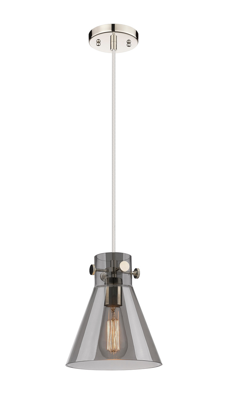 INNOVATIONS 410-1PS-PN-G411-8SM Newton Cone 1 8 inch Pendant Polished Nickel