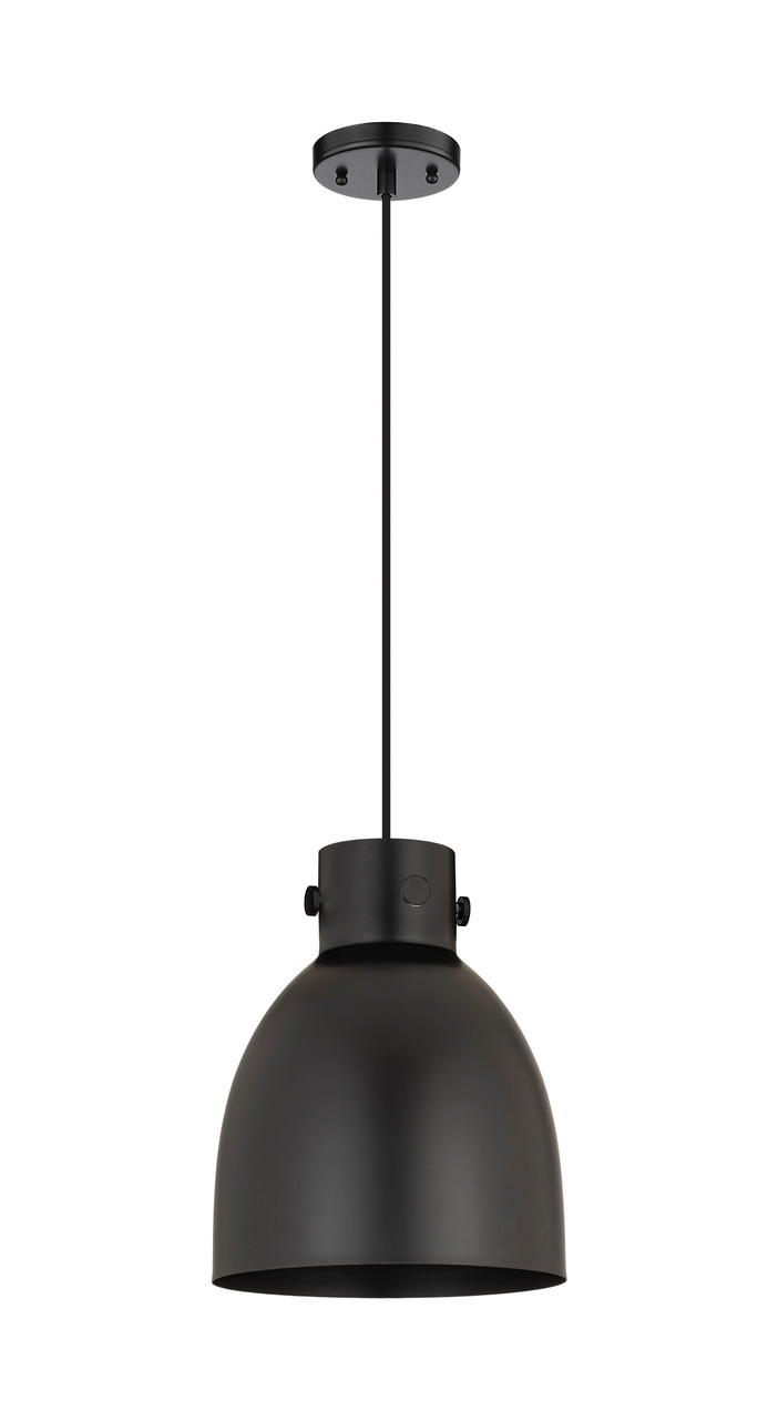 INNOVATIONS 410-1PM-BK-M412-10BK Newton Sphere 1 10 inch Pendant Matte Black