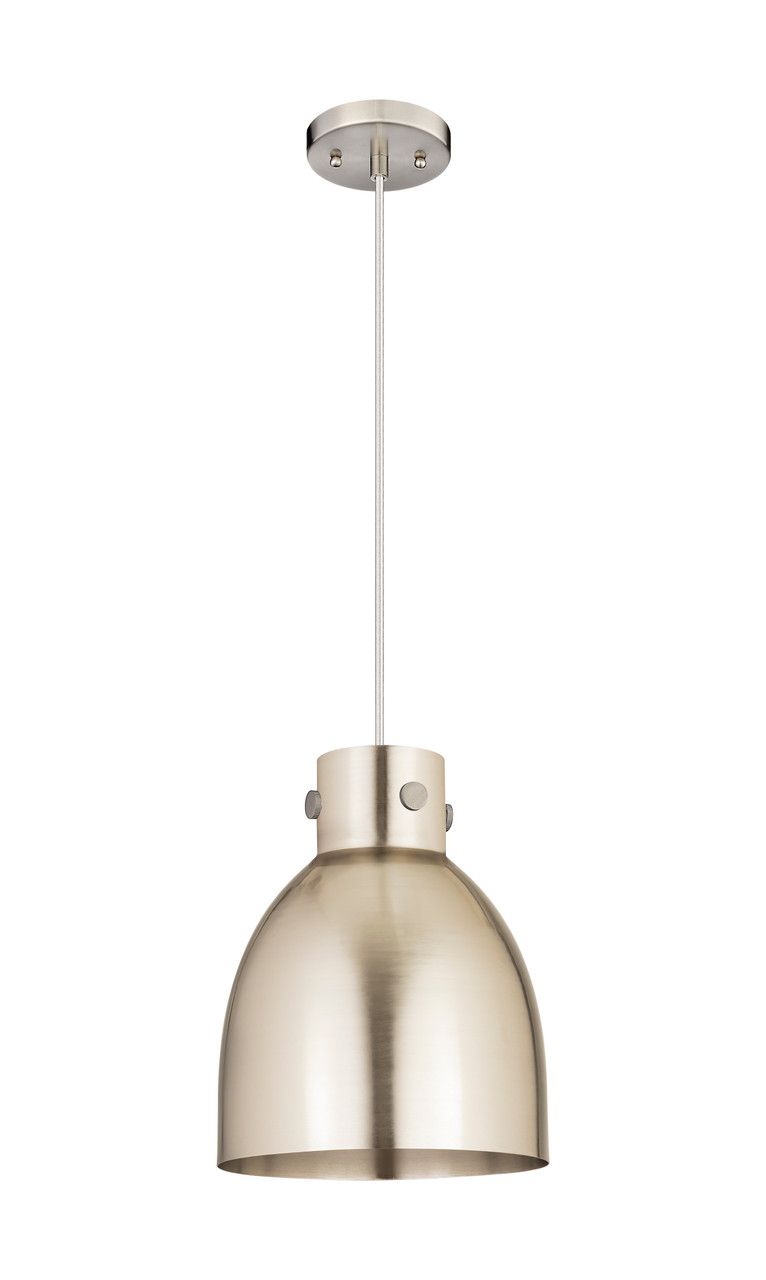 INNOVATIONS 410-1PM-SN-M412-10SN Newton Sphere 1 10 inch Pendant Satin Nickel