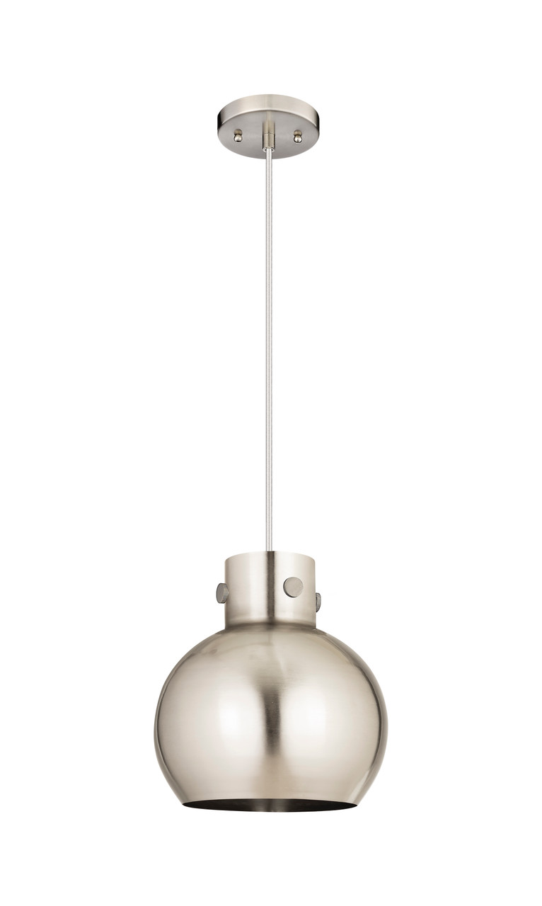 INNOVATIONS 410-1PM-SN-M410-10SN Newton Sphere 1 10 inch Pendant Satin Nickel