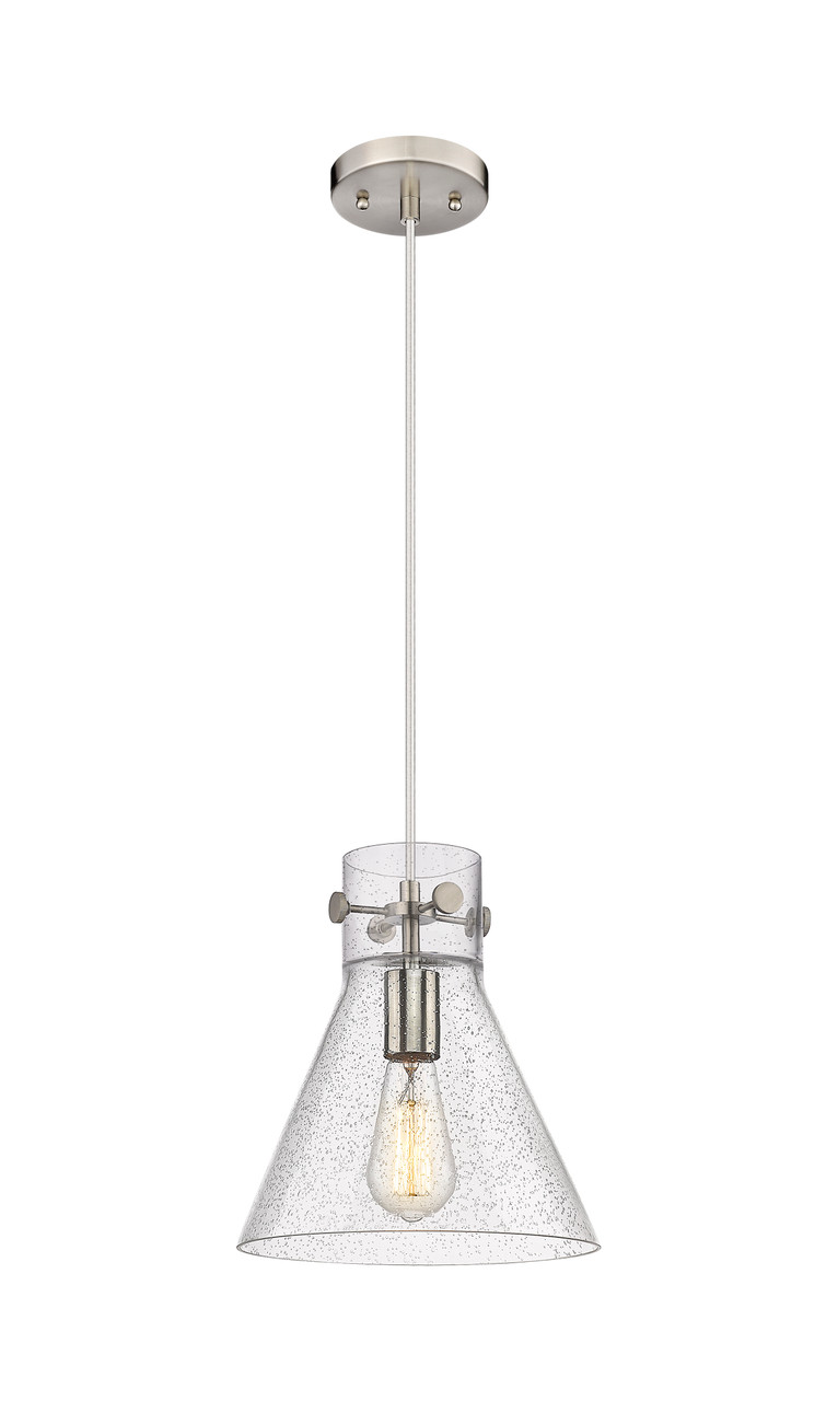 INNOVATIONS 410-1PM-SN-G411-10SDY Newton Cone 1 10 inch Pendant Satin Nickel