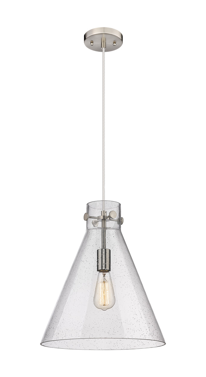 INNOVATIONS 410-1PL-SN-G411-14SDY Newton Cone 1 14 inch Pendant Satin Nickel