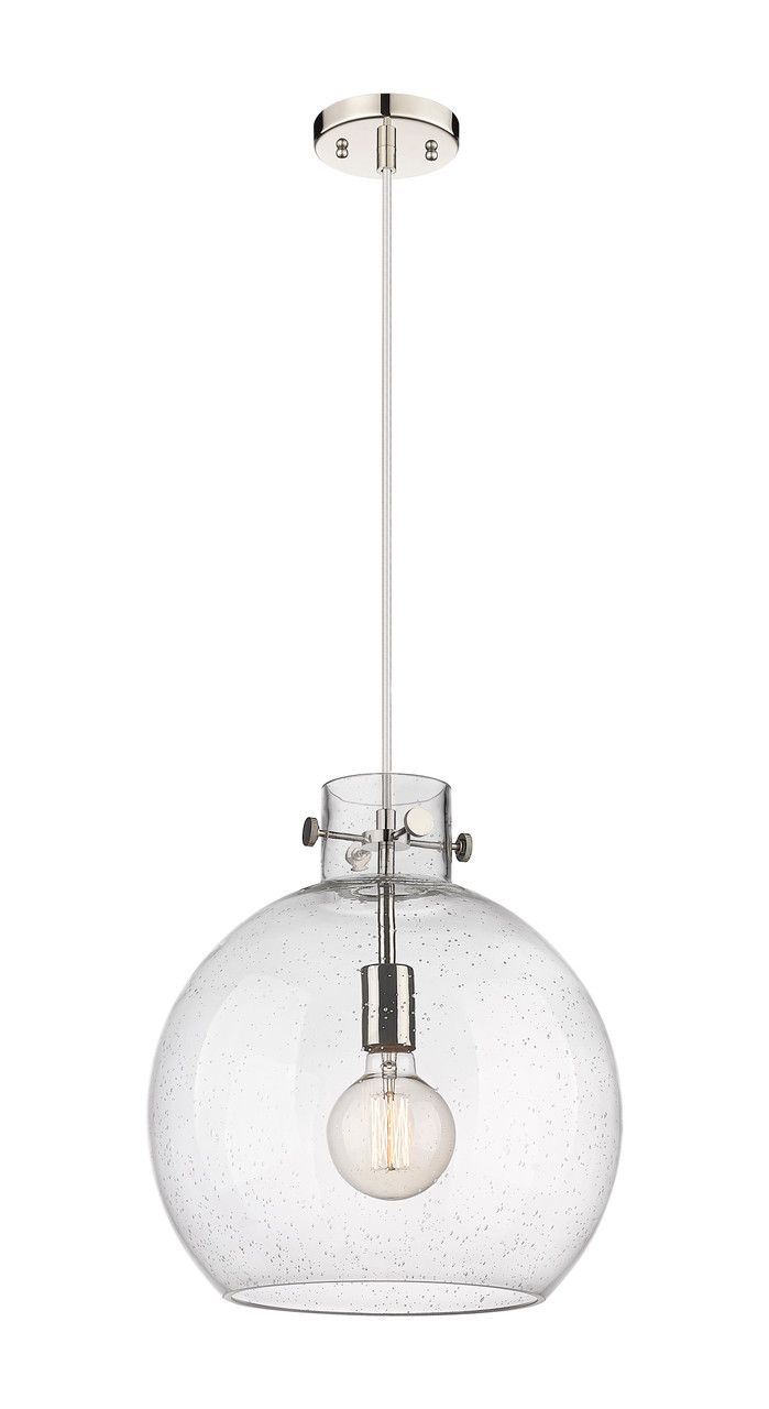 INNOVATIONS 410-1PL-PN-G410-14SDY Newton Sphere 1 14 inch Pendant Polished Nickel