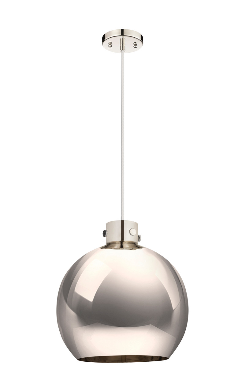 INNOVATIONS 410-1PL-PN-M410-16PN Newton Sphere 1 16 inch Pendant Polished Nickel