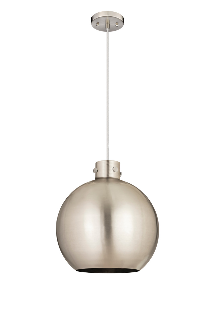 INNOVATIONS 410-1PL-SN-M410-16SN Newton Sphere 1 16 inch Pendant Satin Nickel