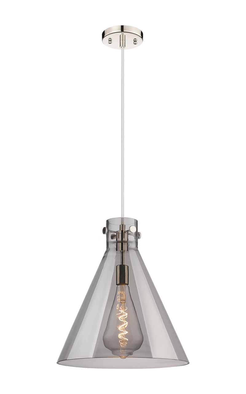 INNOVATIONS 410-1PL-PN-G411-16SM Newton Cone 1 16 inch Pendant Polished Nickel