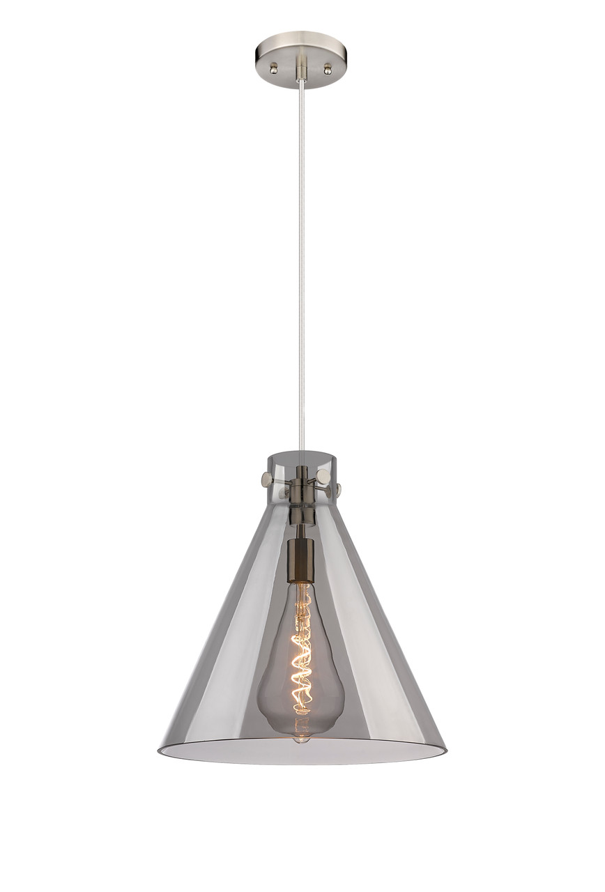 INNOVATIONS 410-1PL-SN-G411-16SM Newton Cone 1 16 inch Pendant Satin Nickel