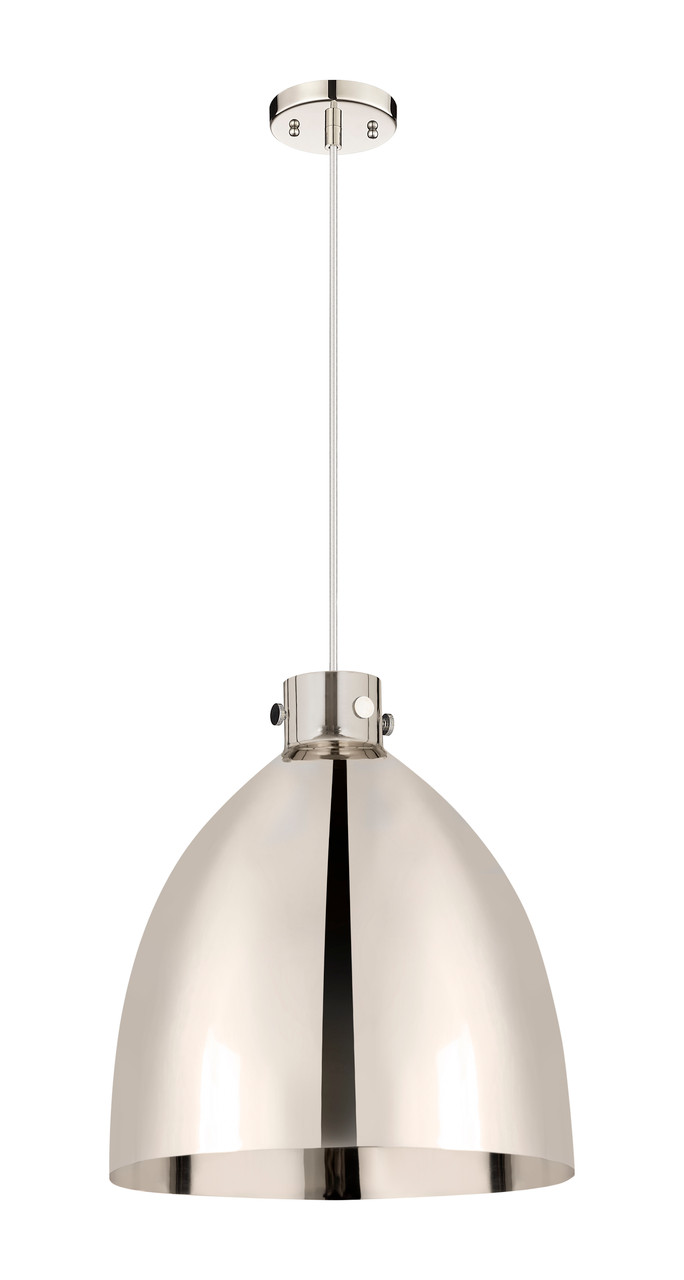 INNOVATIONS 410-1PL-PN-M412-18PN Newton Sphere 1 18 inch Pendant Polished Nickel