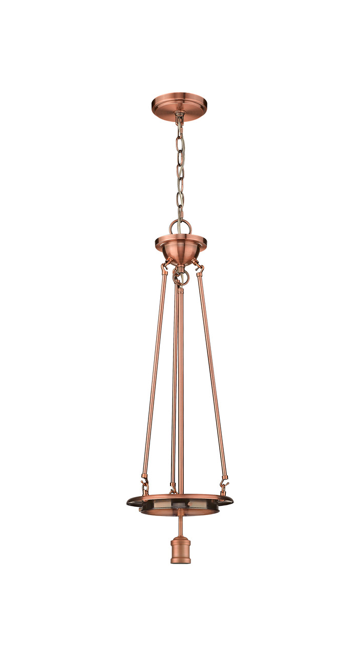 INNOVATIONS 221-1P-AC Beacon 1 14 inch Pendant Antique Copper
