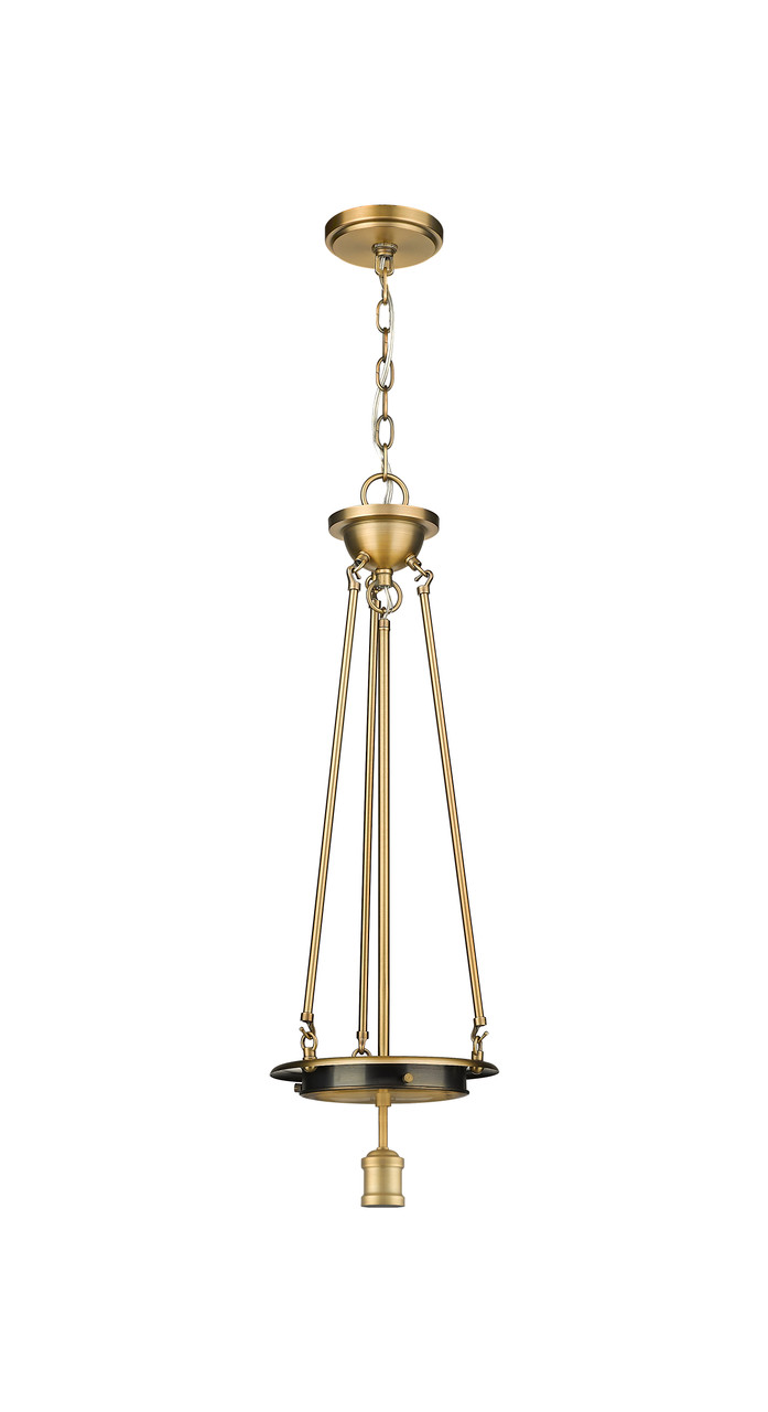 INNOVATIONS 221-1P-BB Beacon 1 14 inch Pendant Brushed Brass