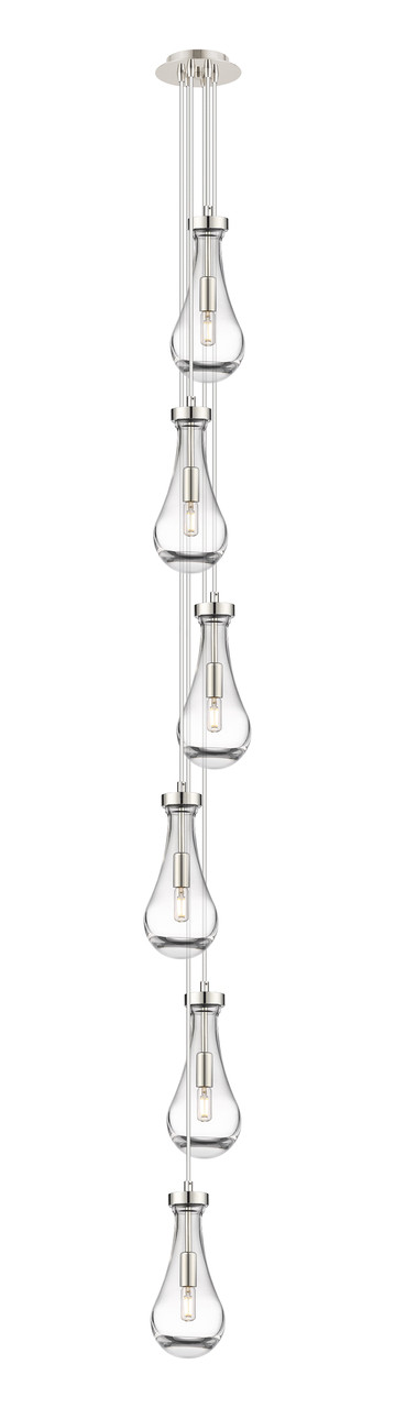 INNOVATIONS 106-451-1P-PN-G451-5CL Owego 0 Light 7 inch Multi Pendant Polished Nickel