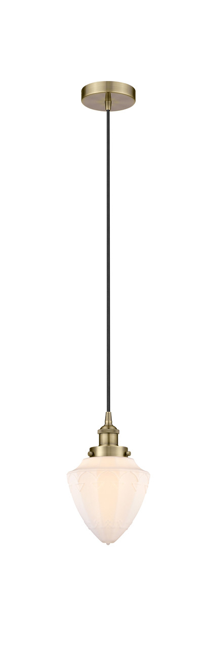INNOVATIONS 616-1PH-AB-G661-7 Bullet 1 7 inch Multi Pendant Antique Brass