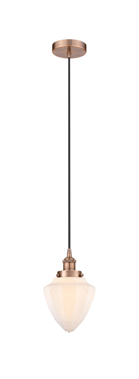 INNOVATIONS 616-1PH-AC-G661-7 Bullet 1 7 inch Multi Pendant Antique Copper