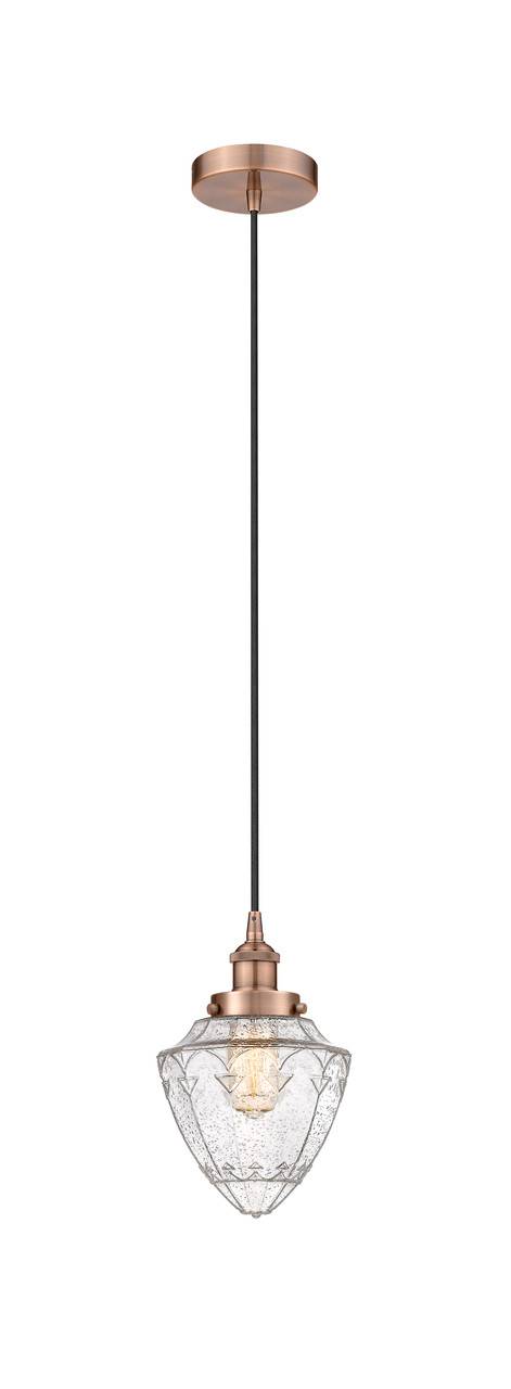 INNOVATIONS 616-1PH-AC-G664-7 Bullet 1 7 inch Multi Pendant Antique Copper