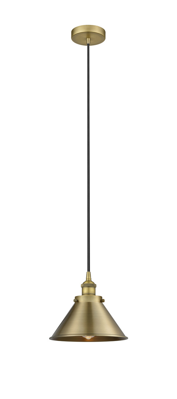 INNOVATIONS 616-1PH-BB-M10-BB Edison 1 10 inch Multi Pendant Brushed Brass
