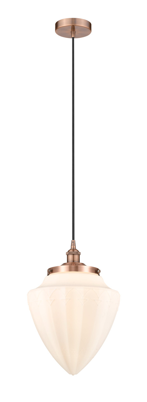 INNOVATIONS 616-1PH-AC-G661-12 Bullet 1 12 inch Multi Pendant Antique Copper