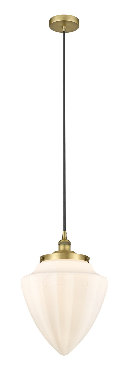 INNOVATIONS 616-1PH-BB-G661-12 Bullet 1 12 inch Multi Pendant Brushed Brass