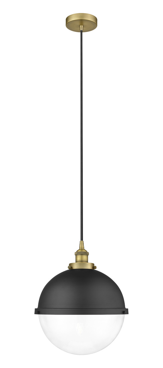 INNOVATIONS 616-1PH-BB-HFS-122-BK Edison 1 13 inch Multi Pendant Brushed Brass