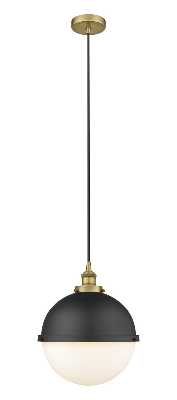 INNOVATIONS 616-1PH-BB-HFS-121-BK Edison 1 13 inch Multi Pendant Brushed Brass
