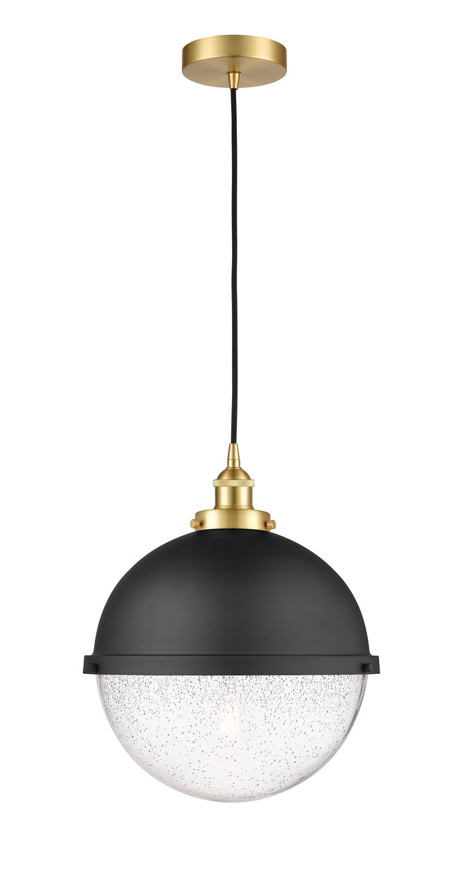 INNOVATIONS 616-1PH-SG-HFS-124-BK Edison 1 13 inch Multi Pendant Satin Gold