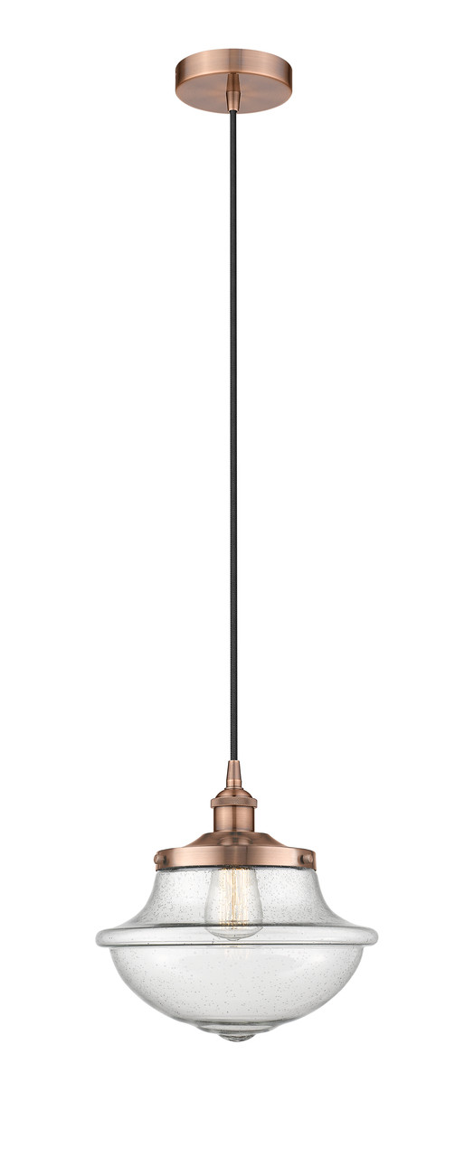 INNOVATIONS 616-1PH-AC-G544 Oxford 1 11.75 inch Multi Pendant Antique Copper