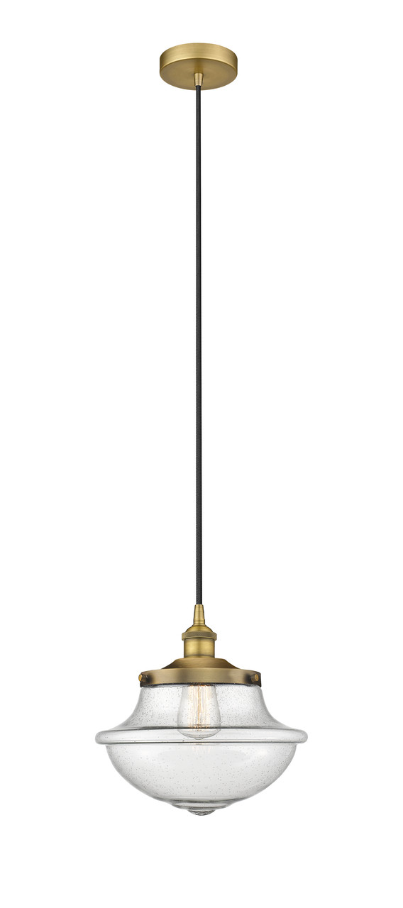 INNOVATIONS 616-1PH-BB-G544 Oxford 1 11.75 inch Multi Pendant Brushed Brass