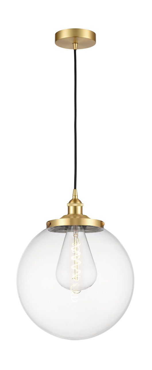 INNOVATIONS 616-1PH-SG-G202-14 Beacon 1 13.75 inch Multi Pendant Satin Gold