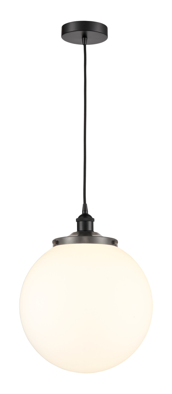 INNOVATIONS 616-1PH-BK-G201-14 Beacon 1 13.75 inch Multi Pendant Matte Black
