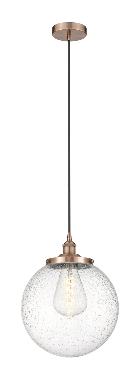 INNOVATIONS 616-1PH-AC-G204-14 Beacon 1 13.75 inch Multi Pendant Antique Copper